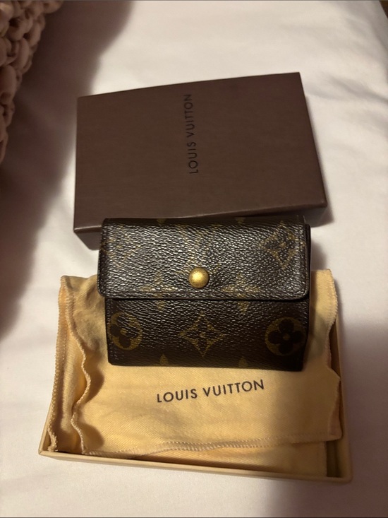 Louis Vuitton Handbags - Louis Vuitton Monogram Small Wallet - Brown with Gold Hardware